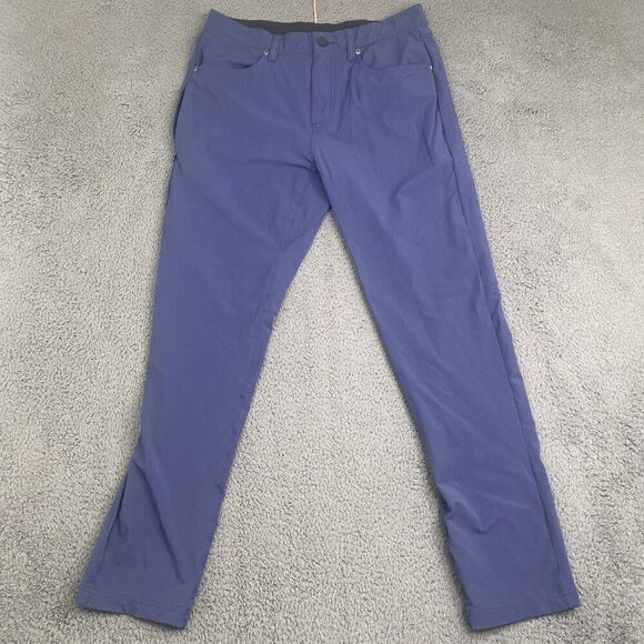 01.ALGO Performance Pants Mens 31 4 Way Stretch Moisture Wicking UPF 50 - Picture 1 of 11